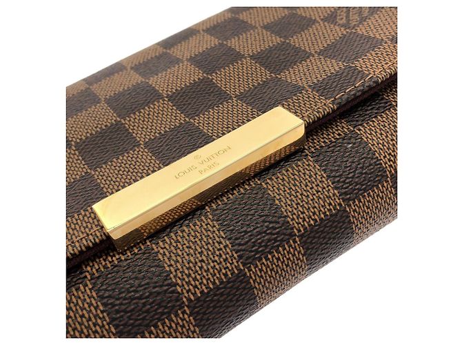 Borsa a tracolla Louis Vuitton Damier Favorite PM Damier ebene - vista 4