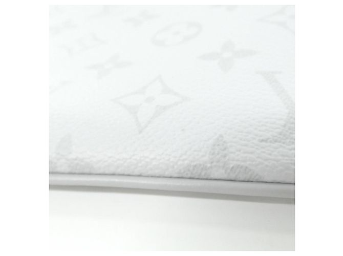 Louis Vuitton Pouch aus grauer beschichteter Canvas Braun - Ansicht 4
