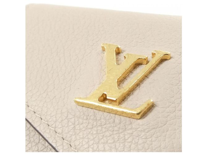 Cartera Louis Vuitton Lock Mini Gris - vista 3