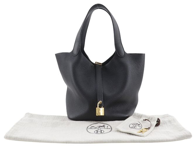 Hermès Borsa Hermes Picotin Lock 22 MM Nero - vista 16