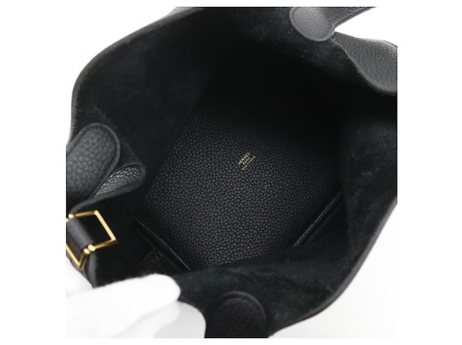 Hermès Borsa Hermes Picotin Lock 22 MM Nero - vista 6