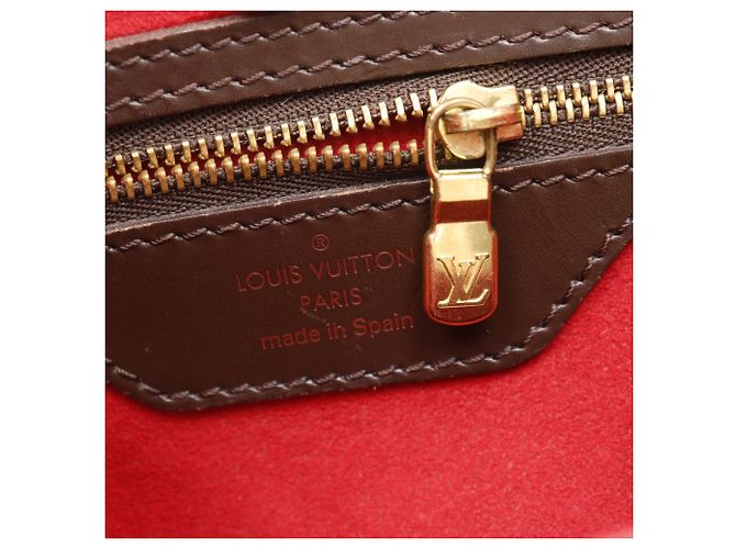 Borsa Tote Louis Vuitton Hampstead MM Marrone - vista 12