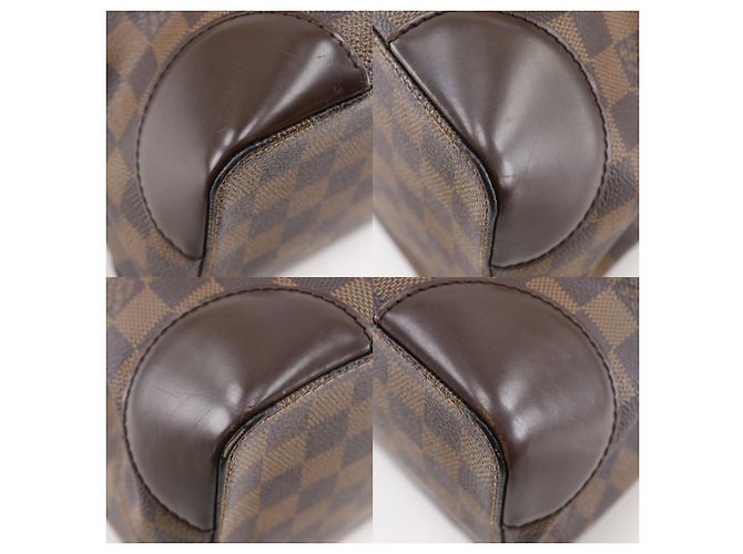 Borsa Tote Louis Vuitton Hampstead MM Marrone - vista 4