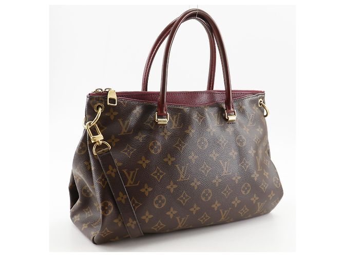 Borsa Louis Vuitton Pallas Marrone - vista 3
