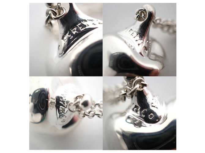 Collana con pendente a forma di mela in argento 925 Tiffany & Co. - vista 10