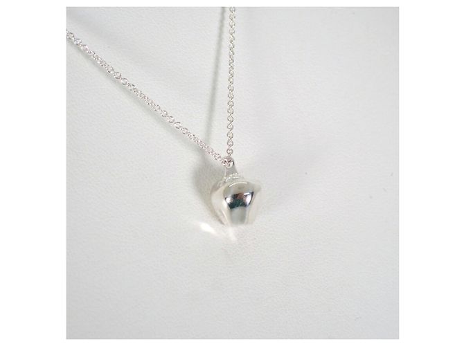Collana con pendente a forma di mela in argento 925 Tiffany & Co. - vista 4