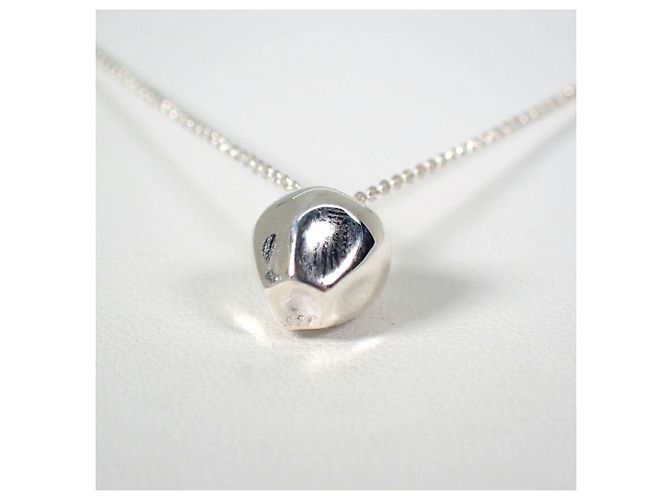 Collana con pendente a forma di mela in argento 925 Tiffany & Co. - vista 5