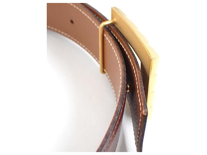 Hermès Hermes Ledergürtel Standard Braun - Ansicht 4