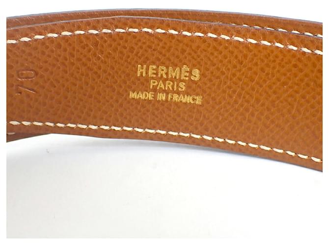 Hermès Hermes Ledergürtel Standard Braun - Ansicht 6