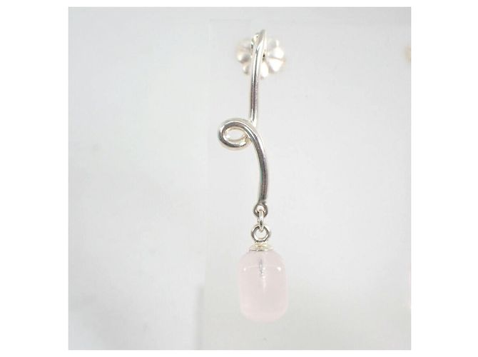 Orecchini Tiffany & Co. 925 Quarzo rosa - vista 4