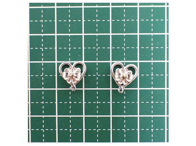 Orecchini Tiffany & Co. 925 Venetian Goldoni Heart - vista 10