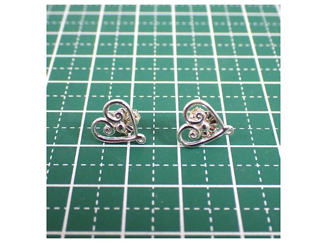 Orecchini Tiffany & Co. 925 Venetian Goldoni Heart - vista 11