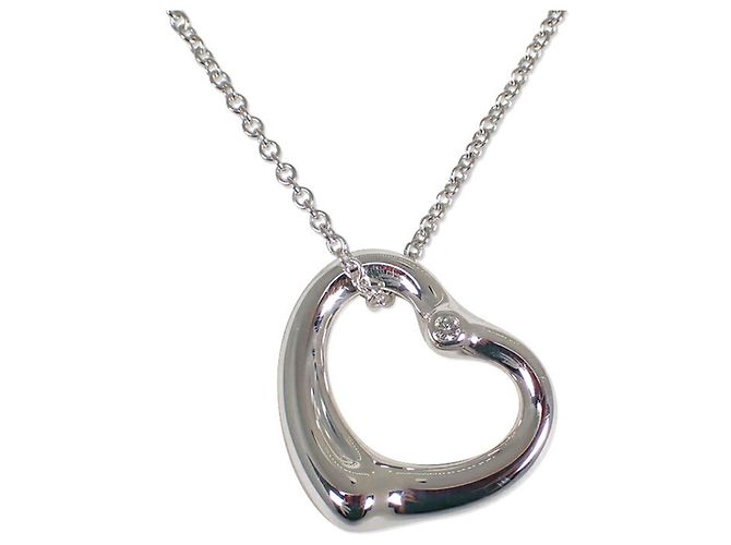 Collana con pendente a cuore in diamante 925 Tiffany & Co. - vista 2