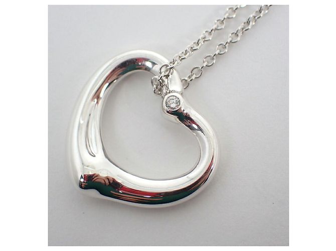 Collana con pendente a cuore in diamante 925 Tiffany & Co. - vista 7