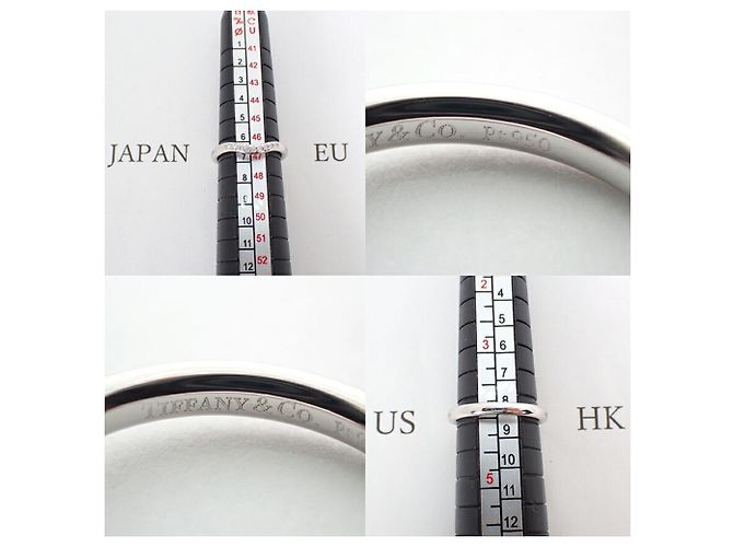 Tiffany & Co. Platin 950 geschwungener Diamantring - Ansicht 10