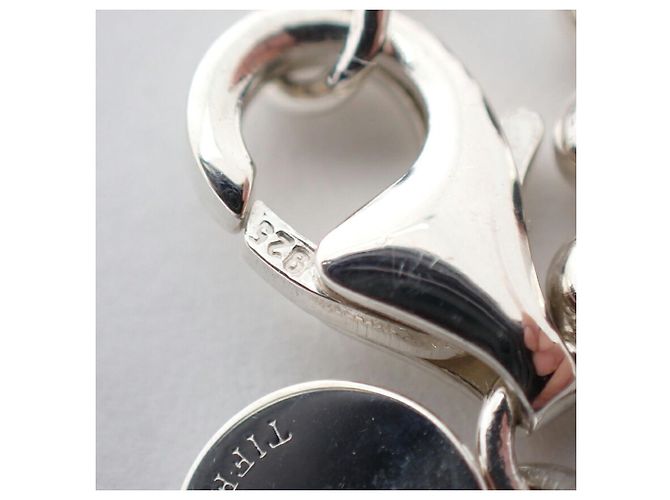 Tiffany & Co. pendente lungo con ciondolo ovale Return to Tiffany in argento 925 - vista 10