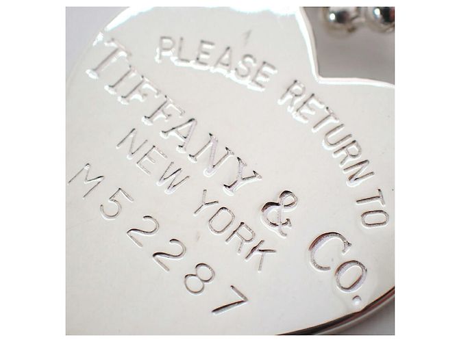 Tiffany & Co. pendente lungo con ciondolo ovale Return to Tiffany in argento 925 - vista 4