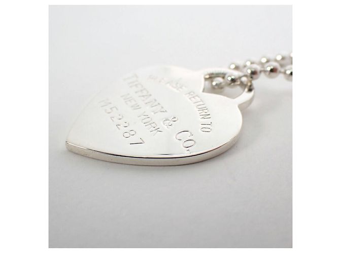 Tiffany & Co. pendente lungo con ciondolo ovale Return to Tiffany in argento 925 - vista 5