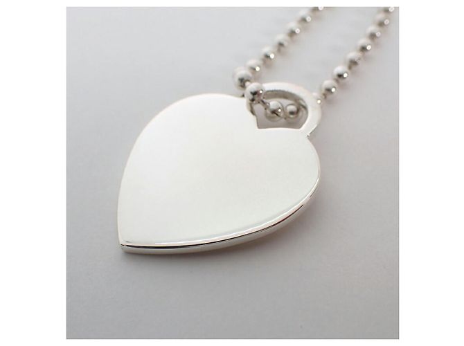 Tiffany & Co. pendente lungo con ciondolo ovale Return to Tiffany in argento 925 - vista 6