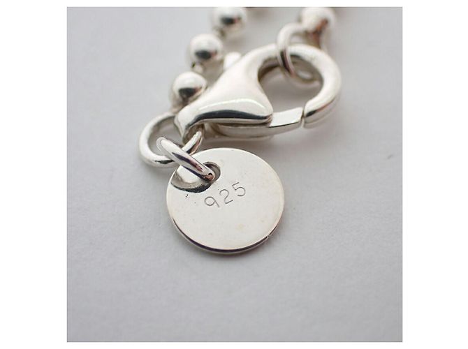 Tiffany & Co. pendente lungo con ciondolo ovale Return to Tiffany in argento 925 - vista 8