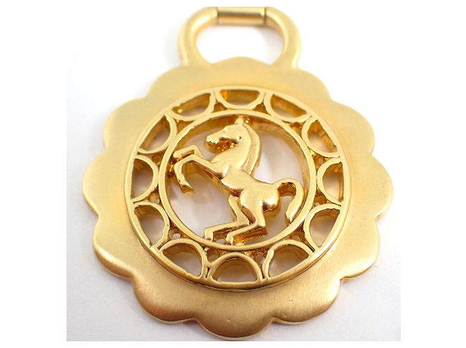 Hermès HERMES Cheval Fleur Horse Gold Manschettenknöpfe - Ansicht 6