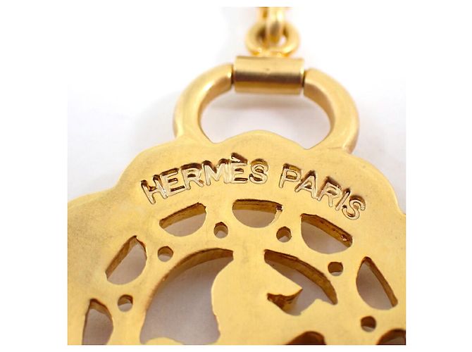 Hermès HERMES Cheval Fleur Horse Gold Manschettenknöpfe - Ansicht 8