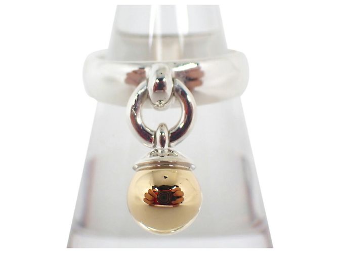 Anello a fascia in argento sterling e oro giallo Tiffany & Co. - vista 2