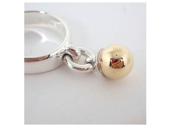 Anello a fascia in argento sterling e oro giallo Tiffany & Co. - vista 6