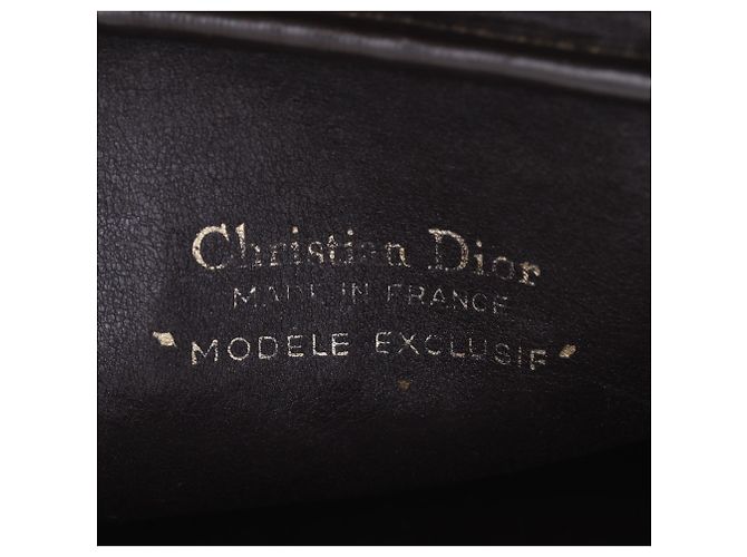 Borsa a tracolla Christian Dior Trotter in tela marrone - vista 14