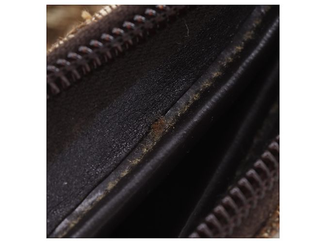 Borsa a tracolla Christian Dior Trotter in tela marrone - vista 6