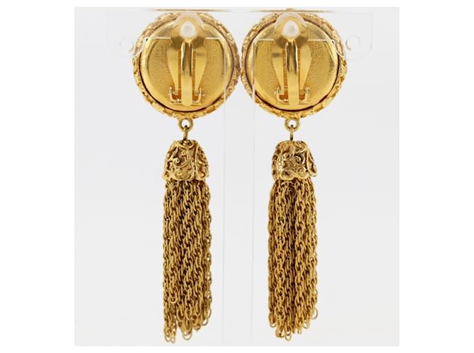 Orecchini a clip Chanel Coco Mark D'oro - vista 3