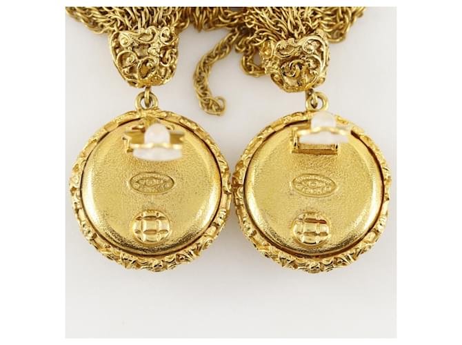 Orecchini a clip Chanel Coco Mark D'oro - vista 5
