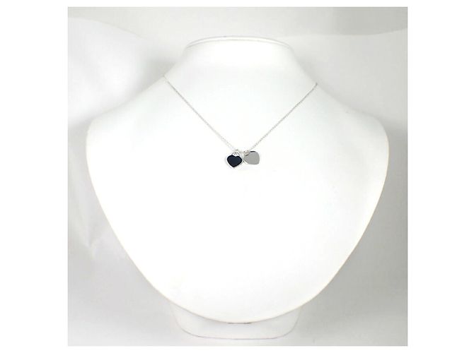 Collana con pendente Tiffany & Co. 925 Double Heart - vista 3