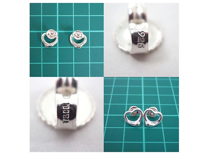 Orecchini a lobo a forma di cuore in argento 925 Tiffany & Co. - vista 10