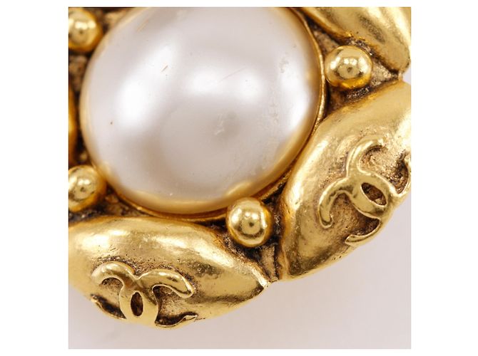 Chanel Coco Mark Flower Ohrringe Golden - Ansicht 10