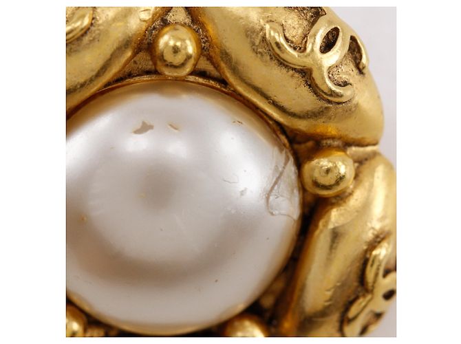 Chanel Coco Mark Flower Ohrringe Golden - Ansicht 7