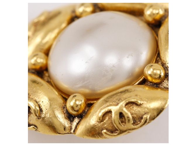 Chanel Coco Mark Flower Ohrringe Golden - Ansicht 9