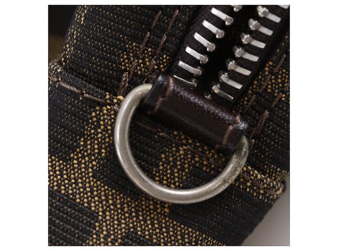 Borsa Business Fendi Zucca Marrone - vista 13