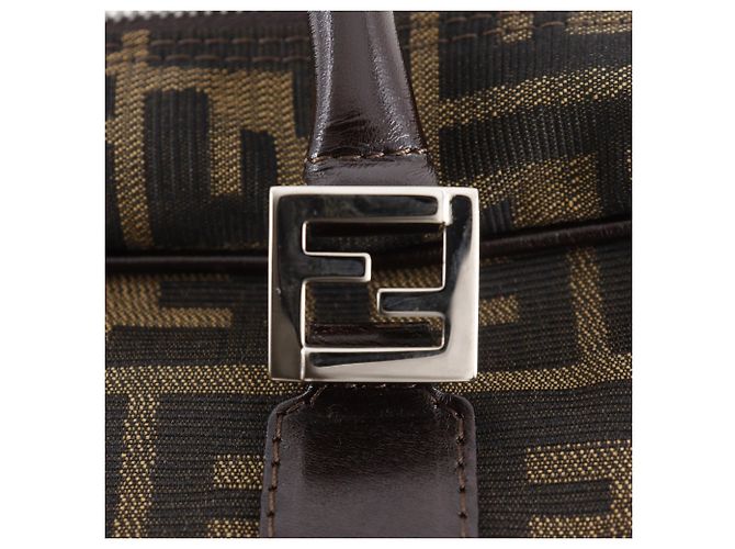 Borsa Business Fendi Zucca Marrone - vista 17