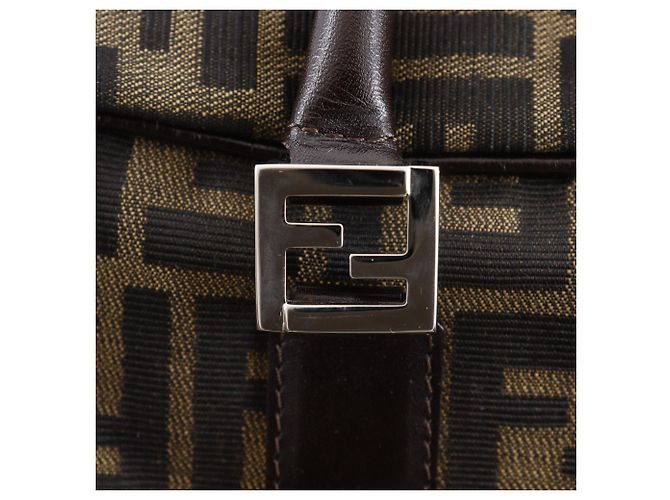 Borsa Business Fendi Zucca Marrone - vista 18
