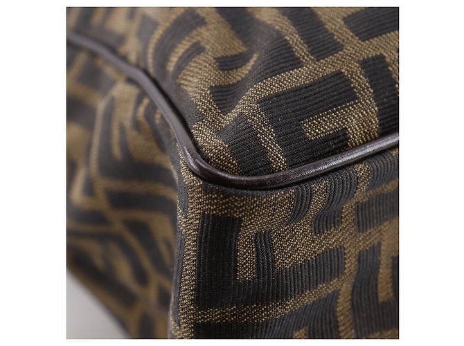 Borsa Business Fendi Zucca Marrone - vista 4