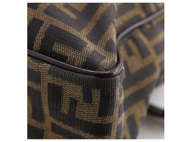 Borsa Business Fendi Zucca Marrone - vista 5