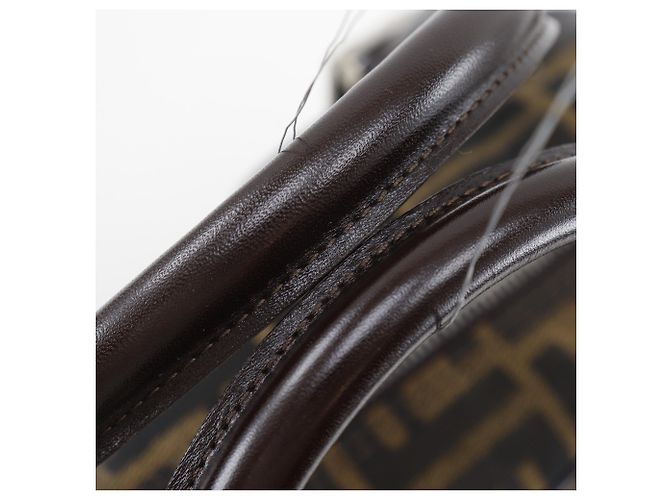 Borsa Business Fendi Zucca Marrone - vista 8