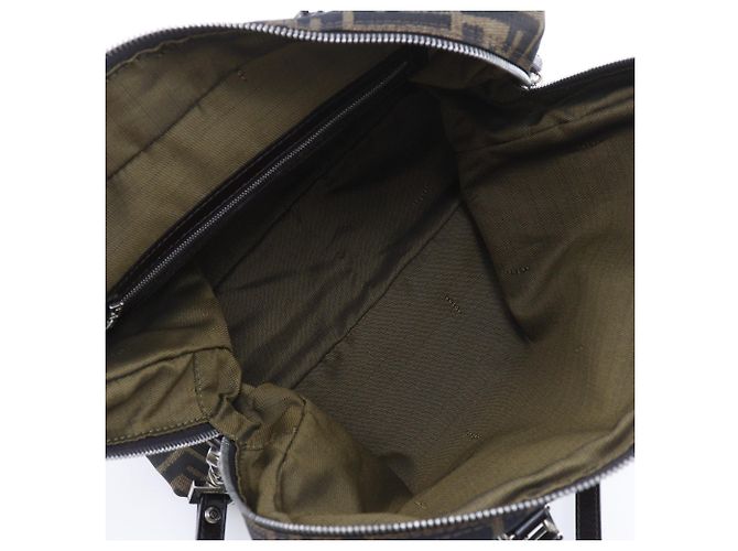 Borsa Business Fendi Zucca Marrone - vista 9
