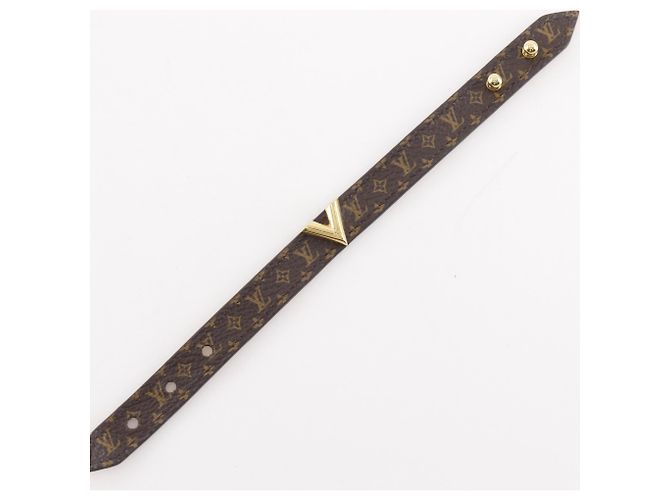 Pulsera Monogram Mini Louis Vuitton Castaño - vista 4