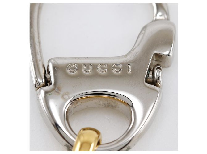 Portachiavi Horsebit Gucci Argento D'oro - vista 9