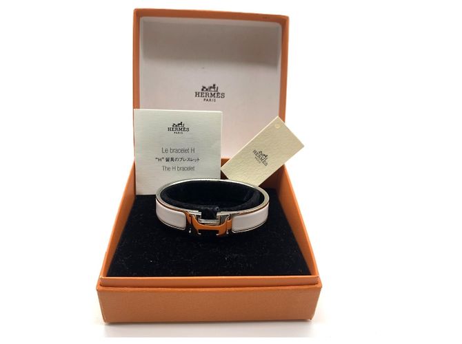 Pulsera de esmalte Click H de Hermès Plata - vista 5