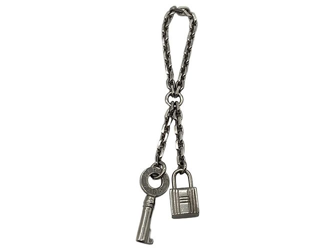 Ring Hermès Anello per foulard Hermes Lucchetto e portachiavi in argento - vista 2