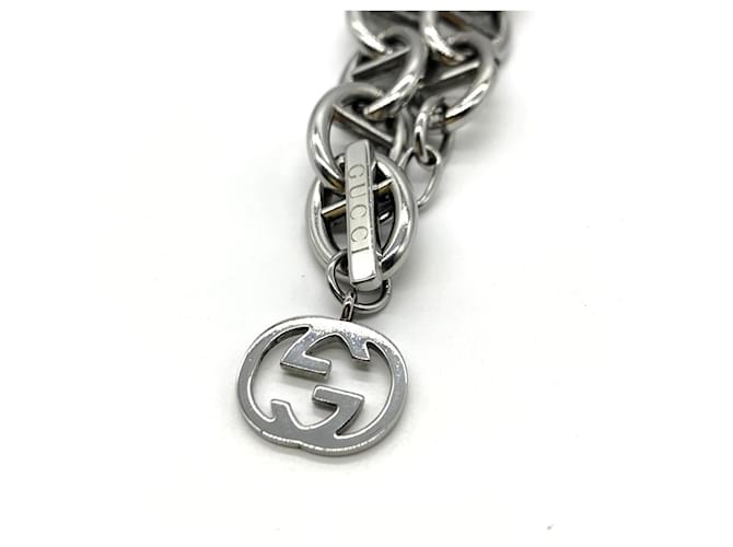Bracciale Gucci Interlocking G Anchor Chain Argento - vista 5