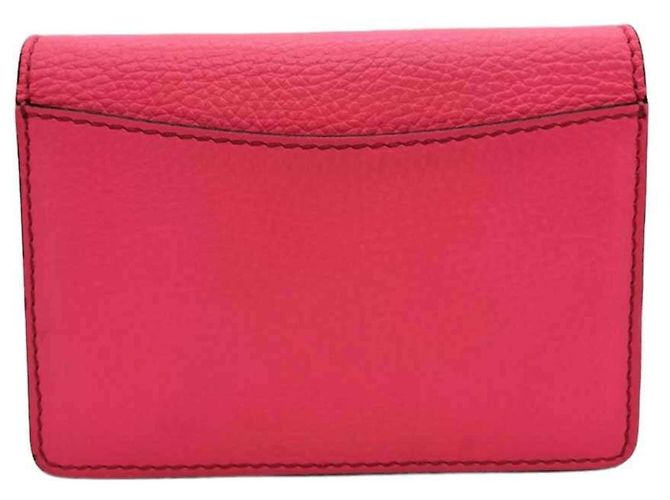 Borsa a tracolla in pelle rosa neon Burberry - vista 2